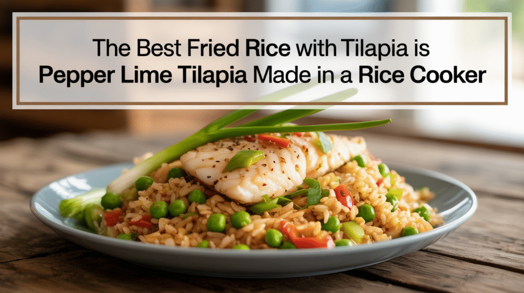 The Best Fried Rice with Tilapia Is Pepper Lime Tilapia Made in a Rice Cooker